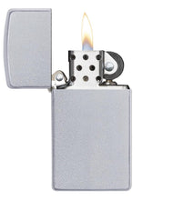 Zippo Slim Satin Chrome Pocket Lighter