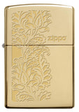 Zippo Paisley High Polish Brass Pocket Lighter