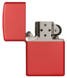 Zippo Classic Red Matte Pocket Lighter - Bhawar Store