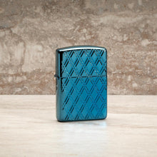 Zippo Armor High Polish Blue Diamonds