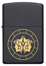 Zippo Gemini Zodiac Sign Black Matte Pocket Lighter