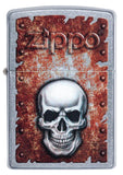 Zippo Filigree Flame and Wind Design Street Chrome Pocket Lighter