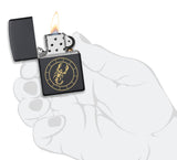 Zippo Scorpio Zodiac Sign Black Matte Pocket Lighter