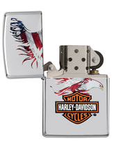 Zippo Harley-Davidson American Flag Pocket Lighter