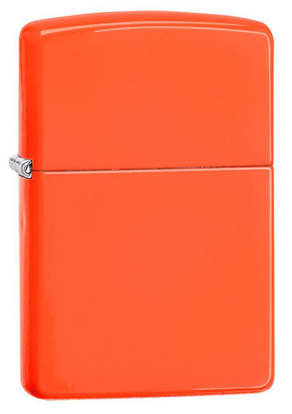 Zippo Neon Orange Pocket Lighter