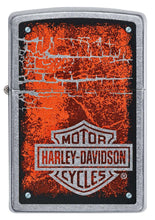 Front view of Harley-Davidson?« Chromed Out Logo Street Chrome?äó Windproof Lighter.