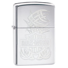 Zippo Harley-Davidson Bar & Shield High Polish Chrome Pocket Lighter