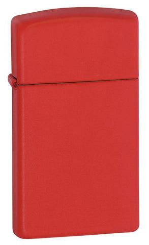 Front view of the Slim?« Red Matte shot at a 3/4 catalog angle