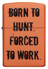 Zippo Born to Hunt Orange Matte Pocket Lighter