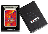 Zippo American Classic Windproof Lighter in its packaging.