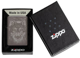 Zippo Zippo Wolf Windproof Lighter in its packaging.