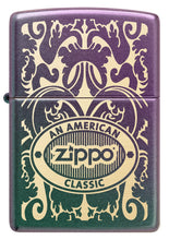 Front view of Zippo American Classic Windproof Lighter.