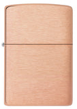 Front shot of Classic Solid Copper Windproof Lighter.
