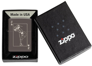 Windy Design Card Black Ice?« Windproof Lighter in its packaging.