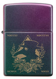 Front of Plague Doctor Mask Iridescent Windproof Lighter