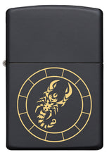 Zippo Scorpio Zodiac Sign Black Matte Pocket Lighter