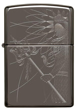 Front view of Bholenath Design Windproof Pocket Lighter.