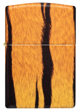 Front shot of Tiger Print Designs 540 Color Windproof Lighter.