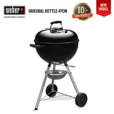 WEBER Charcoal Grill Original Kettle with Thermometer 47cm (18.5") Black