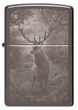 Front view of Deer Design Windproof Lighter.