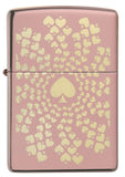 Front view of Ace of Spades Patter Design Windproof Lighter front shot