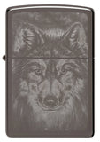 Front view of Zippo Wolf Classic Windproof Lighter.
